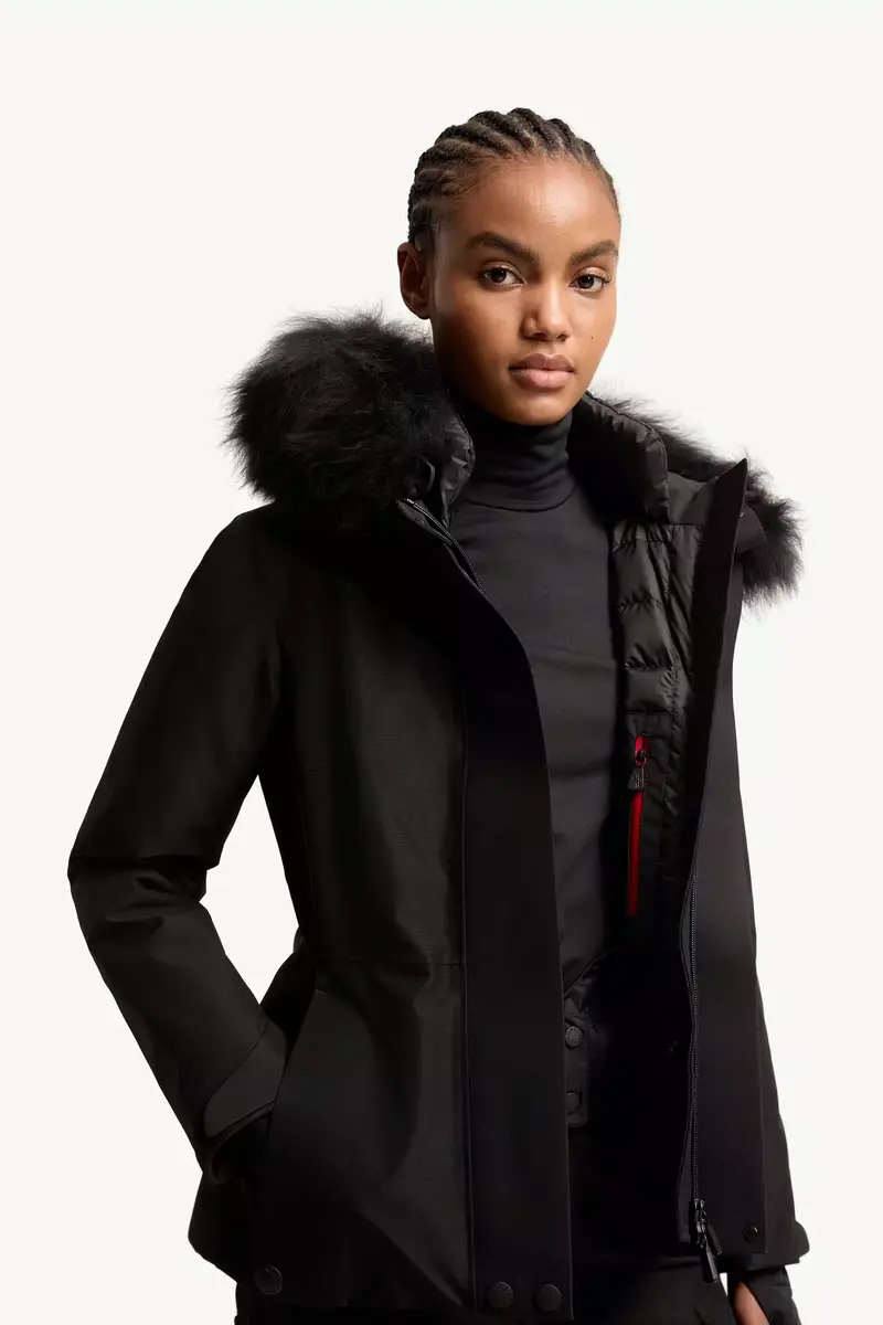 Moncler Grenoble Laplance Gore-tex Shearling-trimmed Hooded Insulated Ski Jacket | Thumbnail 9