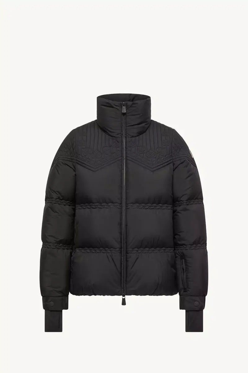 Moncler Grenoble Anglins Leaf Embroidered Hooded Insulated Ski Jacket | Thumbnail 2 Moncler Grenoble Anglins Leaf Embroidered Hooded Insulated Ski Jacket | Thumbnail 2