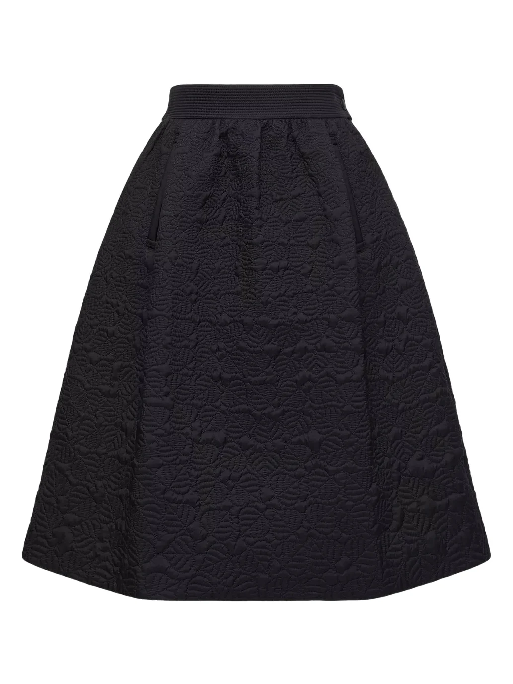 Moncler Grenoble Leaf-quilted Padded A-line Skirt