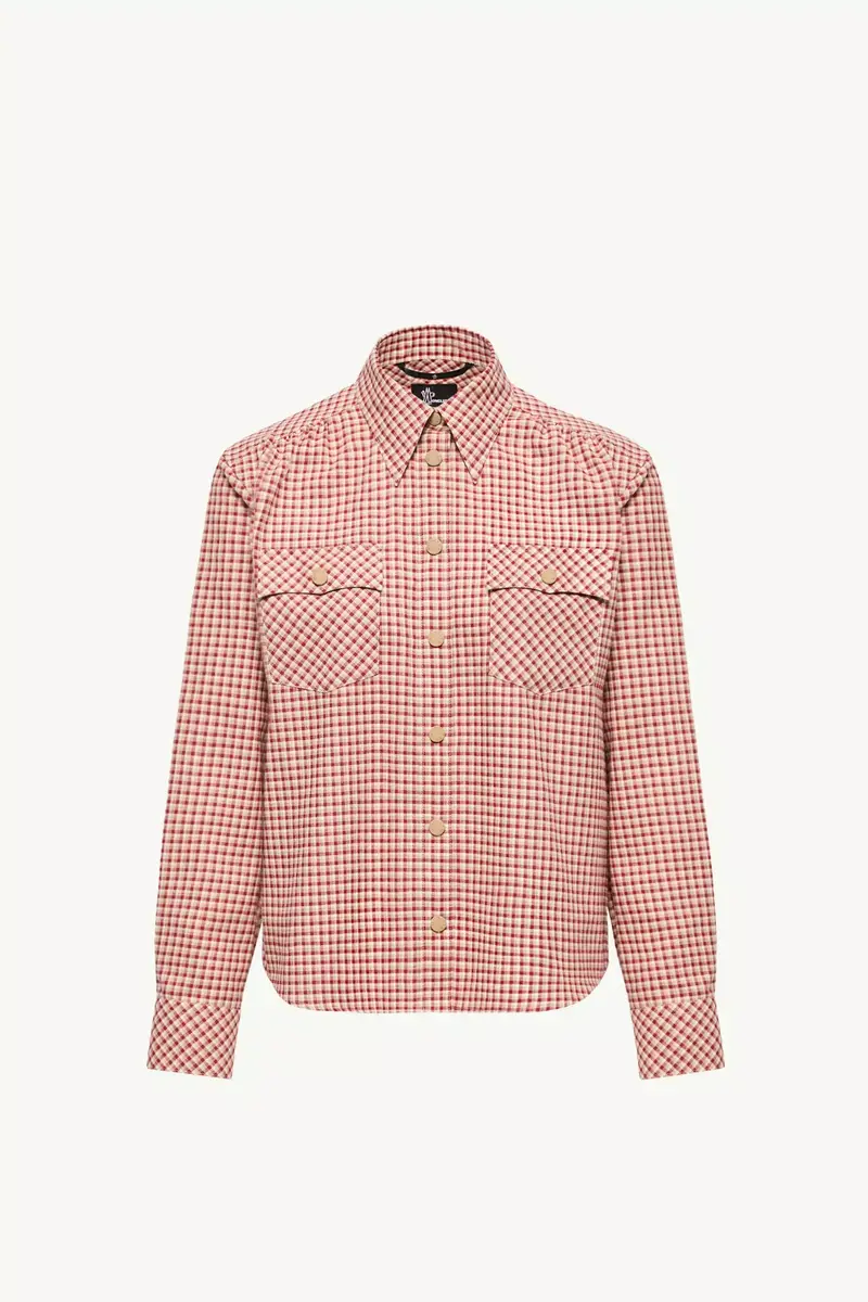 Moncler Grenoble Check Cotton Long Sleeve Shirt | Thumbnail 2 Moncler Grenoble Check Cotton Long Sleeve Shirt | Thumbnail 2