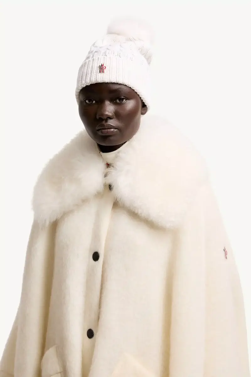 Moncler Grenoble Wool Beanie With Pom Pom | Thumbnail 3 Moncler Grenoble Wool Beanie With Pom Pom | Thumbnail 3