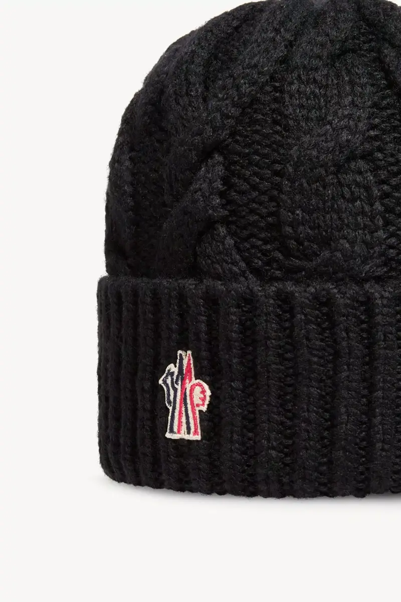 Moncler Grenoble Wool Blend Cable Knit Hat | Thumbnail 4 Moncler Grenoble Wool Blend Cable Knit Hat | Thumbnail 4