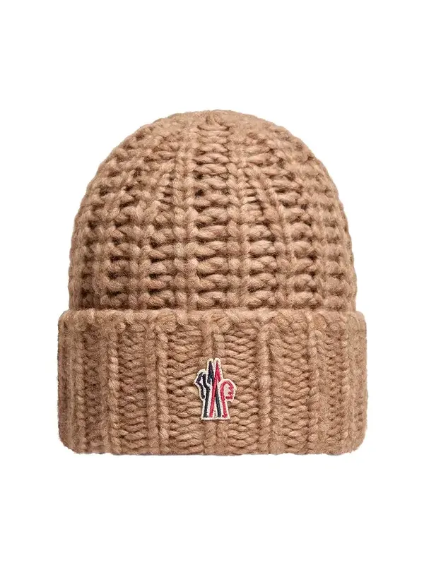 Alpaca Blend Rib Knit Beanie