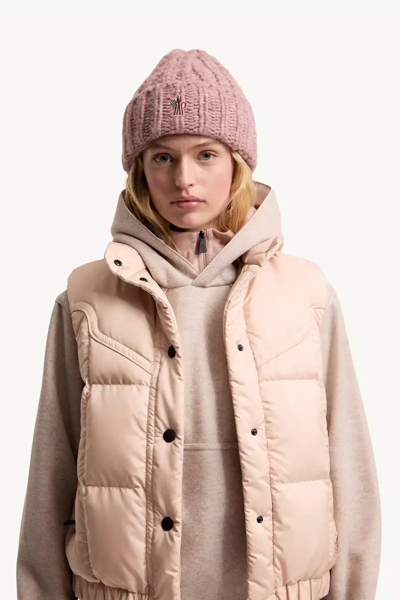 Moncler Grenoble Alpaca Blend Rib Knit Beanie | Thumbnail 3 Moncler Grenoble Alpaca Blend Rib Knit Beanie | Thumbnail 3