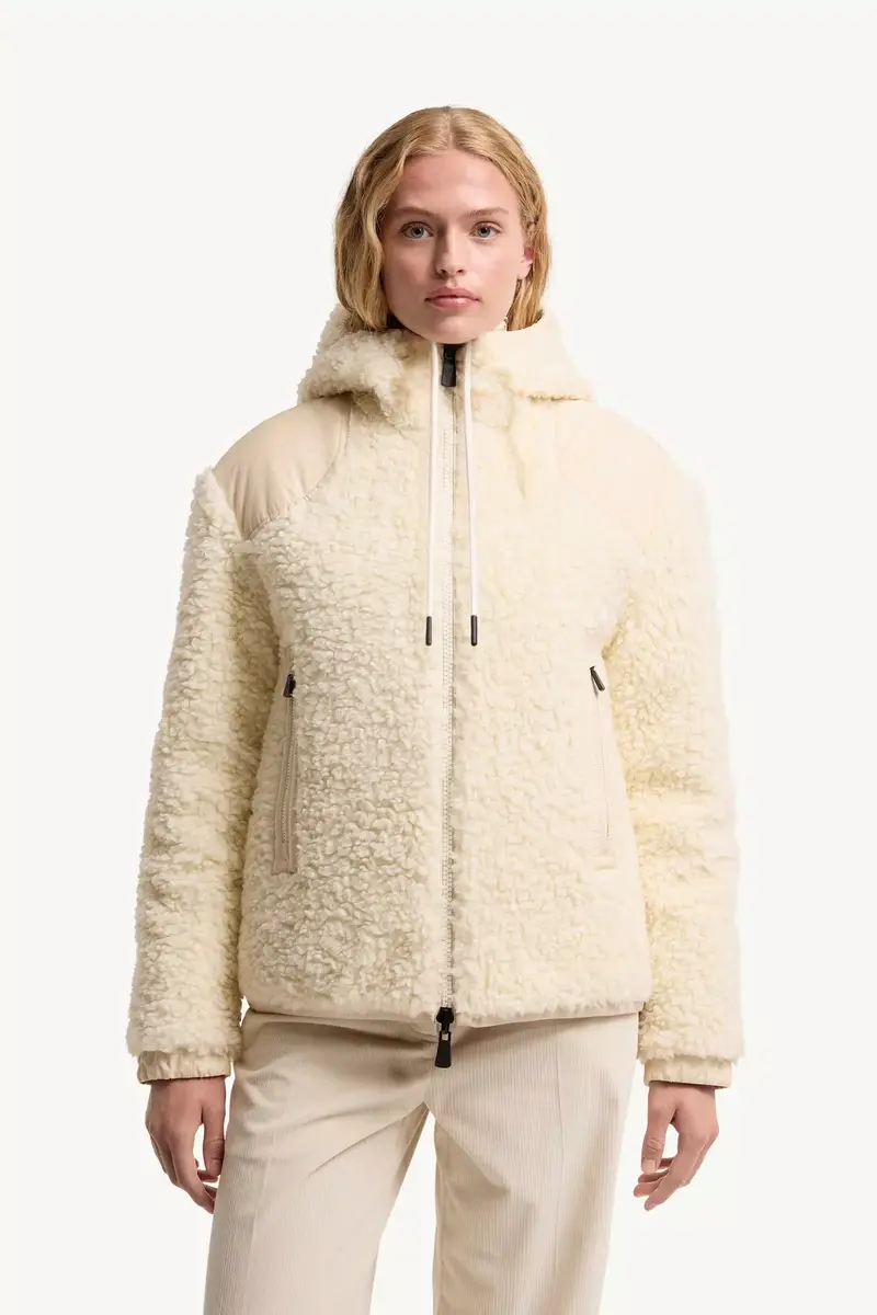 Moncler Grenoble Reversible Padded Teddy Zip-up Hoodie | Thumbnail 5 Moncler Grenoble Reversible Padded Teddy Zip-up Hoodie | Thumbnail 5