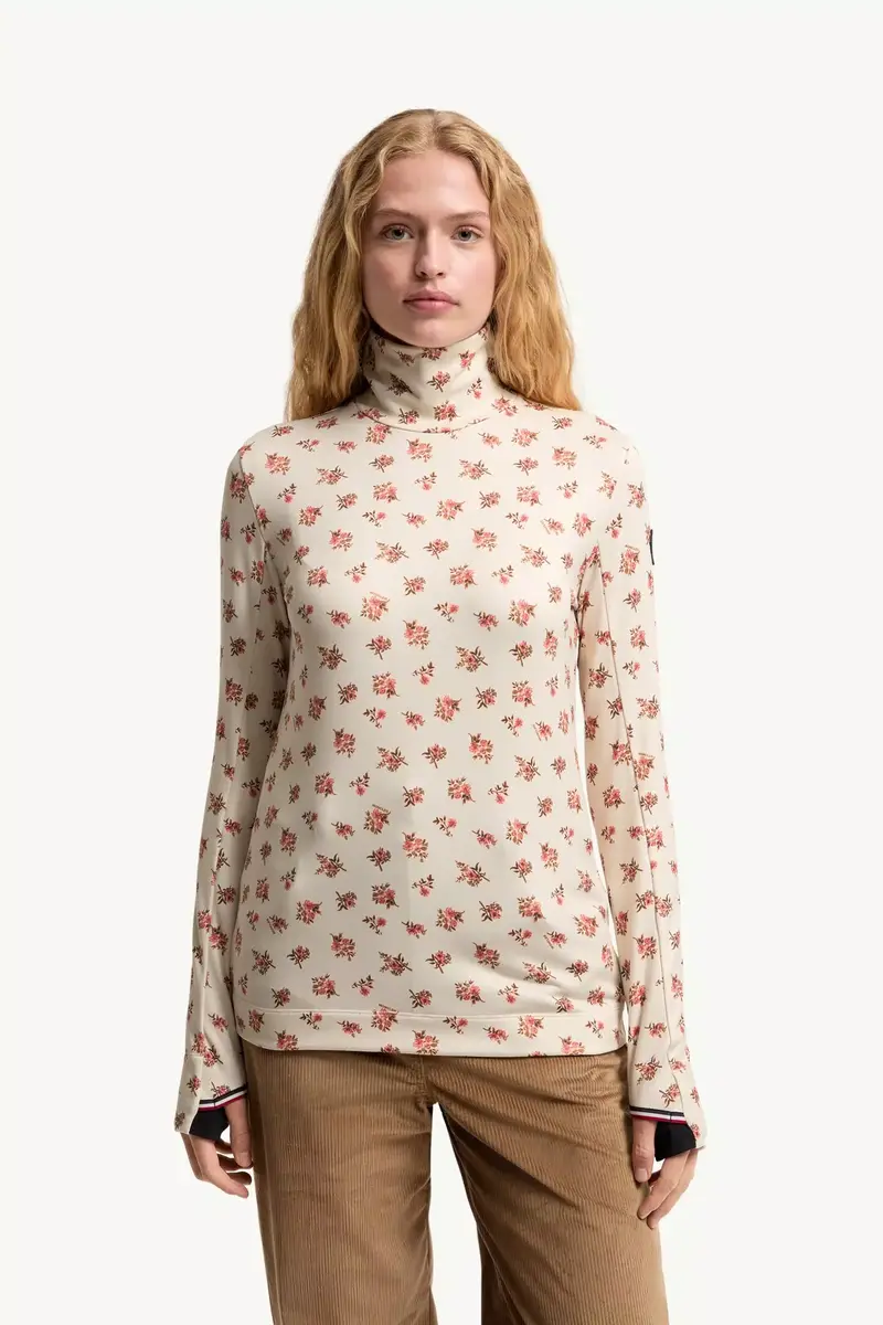 Moncler Grenoble Floral Print Turtleneck | Thumbnail 5