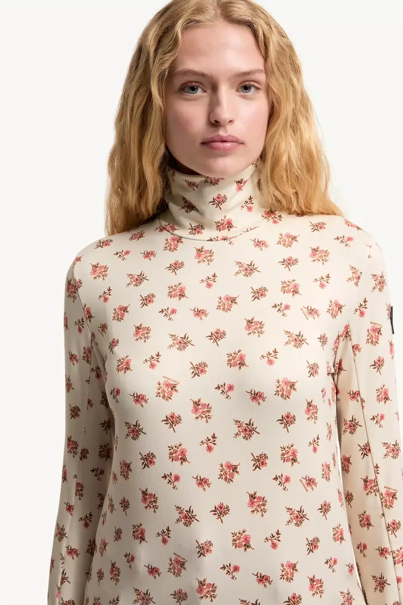 Moncler Grenoble Floral Print Turtleneck | Thumbnail 7