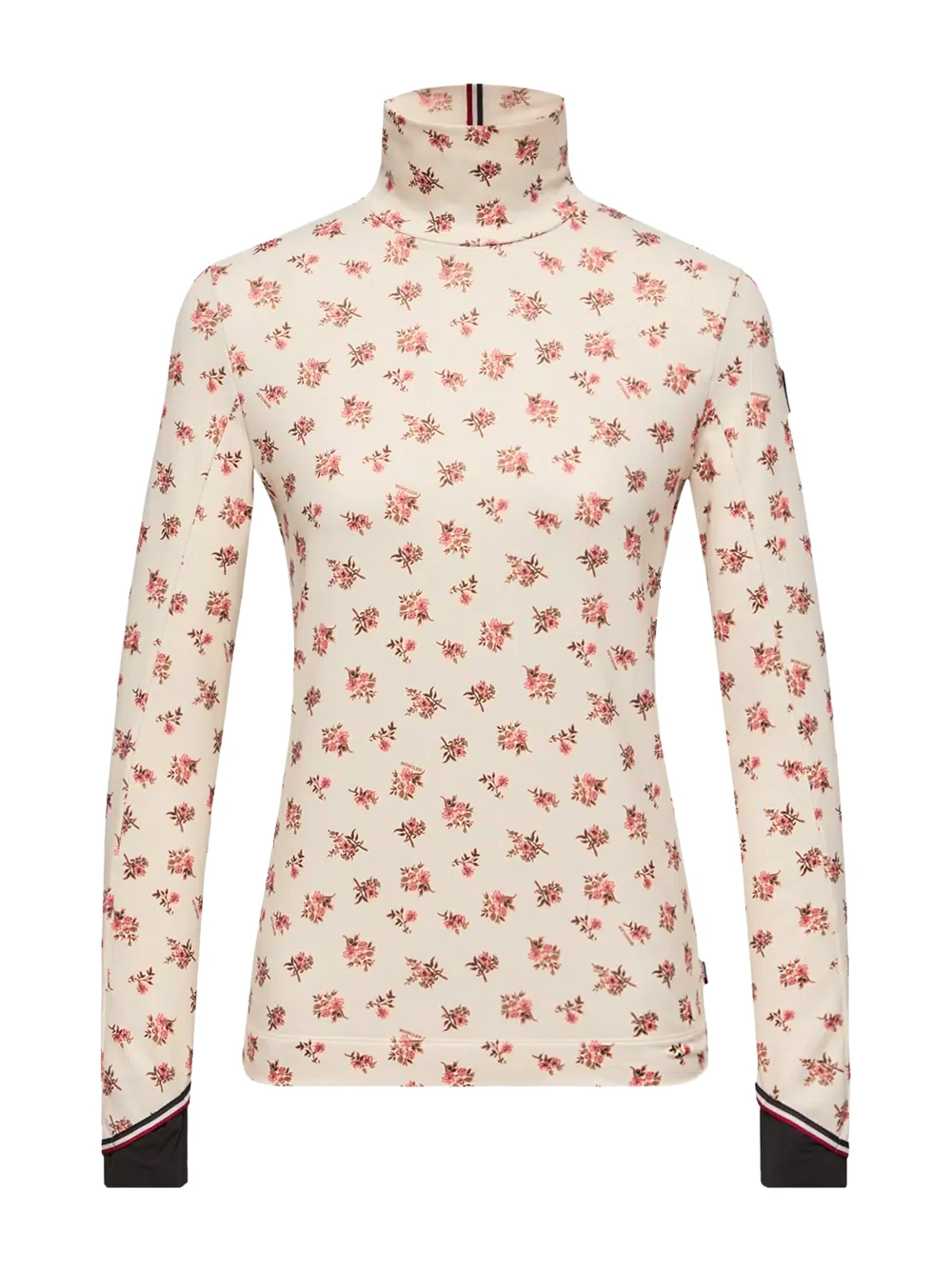 Floral Print Turtleneck Floral Print Turtleneck