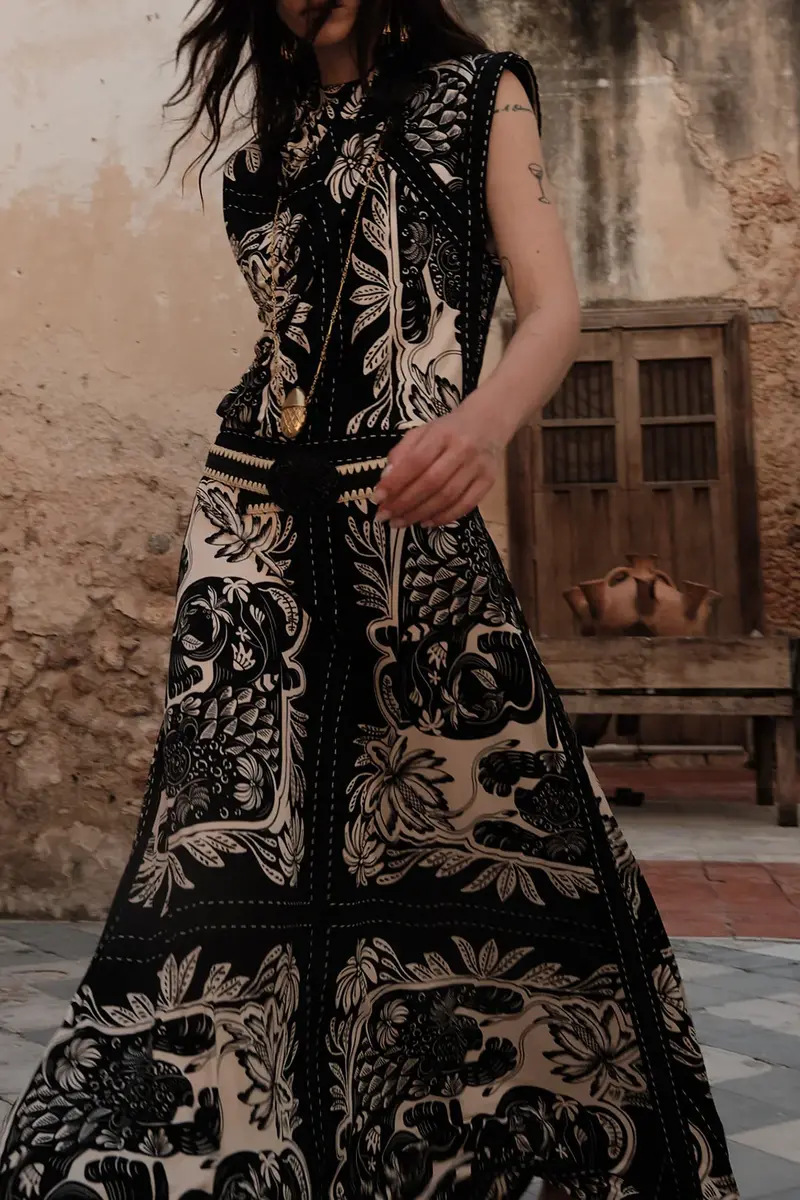 Johanna Ortiz Old School Jaguar Midi Dress | Thumbnail 2