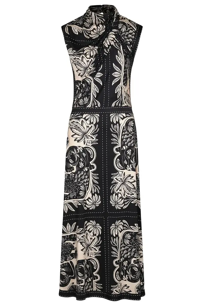 Johanna Ortiz Old School Jaguar Midi Dress