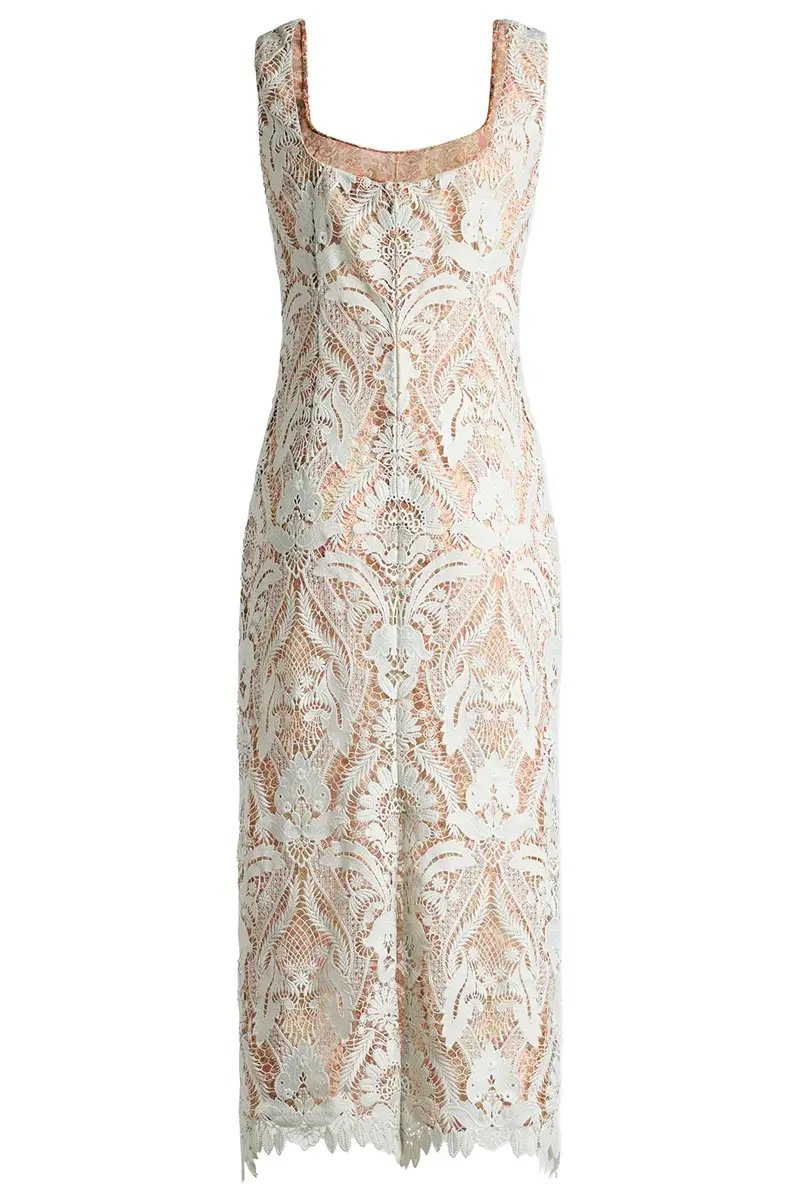 Etro Floral Lace Midi Dress | Thumbnail 2 Etro Floral Lace Midi Dress | Thumbnail 2