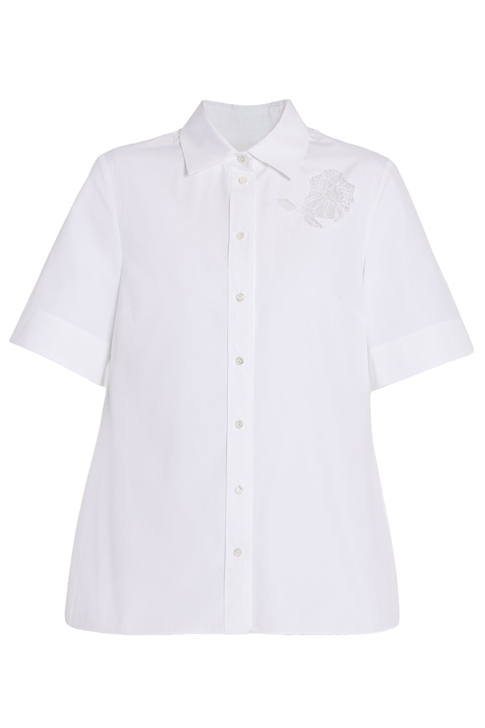 Erdem Poplin Short Sleeve Shirt