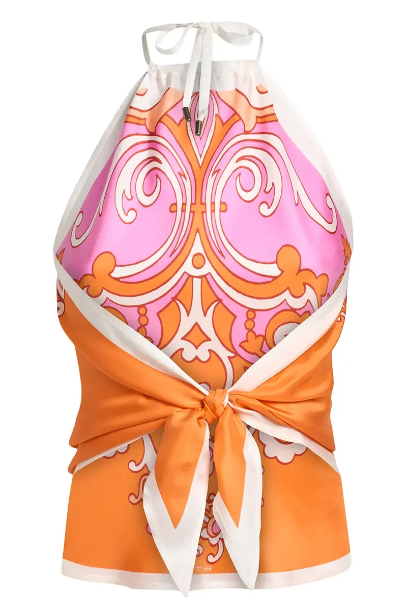 Etro Ornamental Print Halter Top | Thumbnail 2 Etro Ornamental Print Halter Top | Thumbnail 2