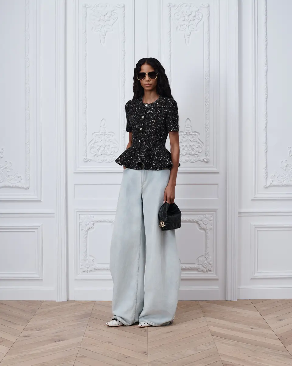 Dior Short-Sleeved Peplum Cardigan | Thumbnail 2 Dior Short-Sleeved Peplum Cardigan | Thumbnail 2