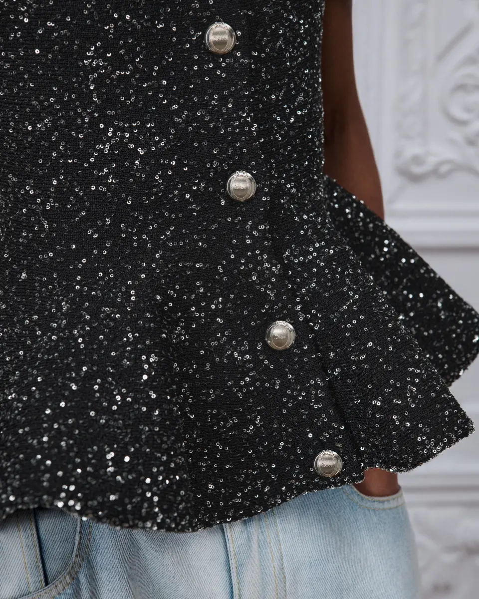 Dior Short-Sleeved Peplum Cardigan | Thumbnail 4 Dior Short-Sleeved Peplum Cardigan | Thumbnail 4