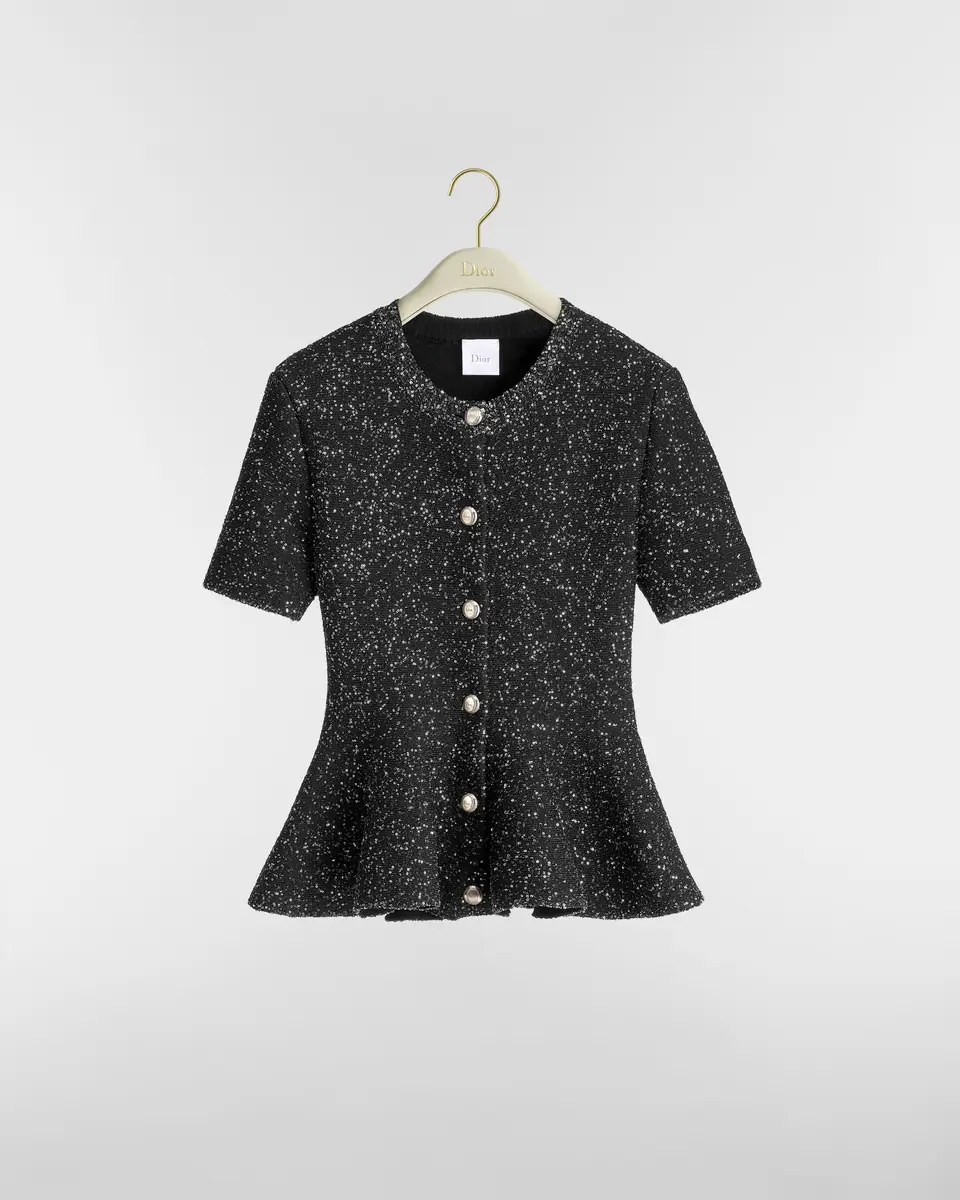 Dior Short-Sleeved Peplum Cardigan | Thumbnail 5 Dior Short-Sleeved Peplum Cardigan | Thumbnail 5