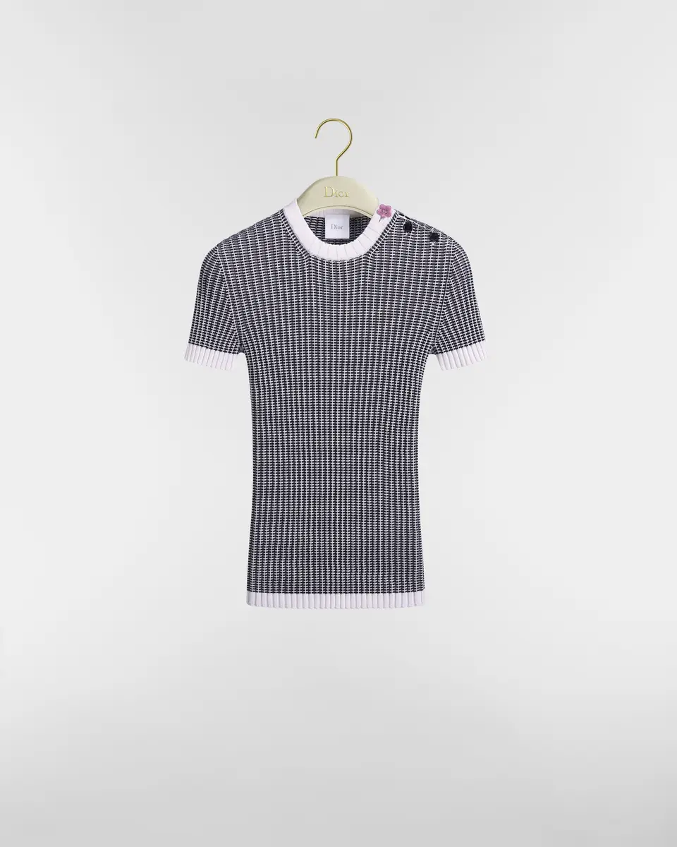 Dior Dioriviera Short-Sleeved Fitted Sweater | Thumbnail 2 Dior Dioriviera Short-Sleeved Fitted Sweater | Thumbnail 2