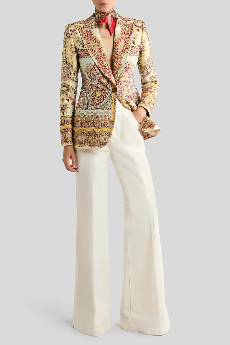 Etro Paisley Print Jacquard Blazer | Thumbnail 2 Etro Paisley Print Jacquard Blazer | Thumbnail 2