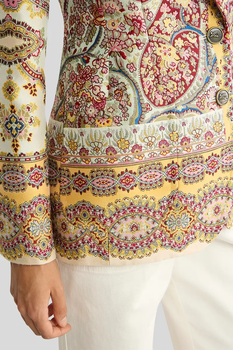 Etro Paisley Print Jacquard Blazer | Thumbnail 3 Etro Paisley Print Jacquard Blazer | Thumbnail 3
