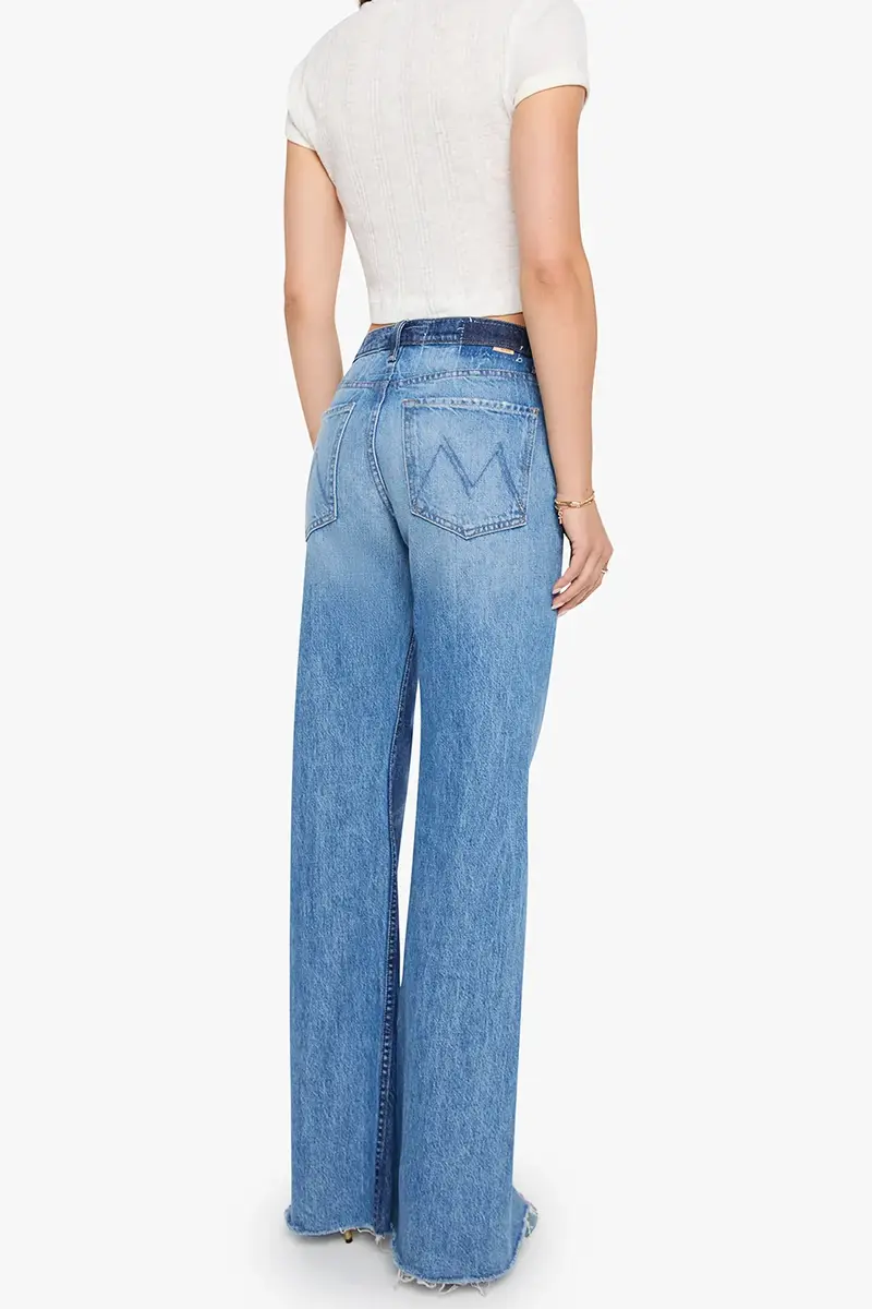 Mother Bookie Slit Twisted Heel Frayed Pant | Thumbnail 2 Mother Bookie Slit Twisted Heel Frayed Pant | Thumbnail 2