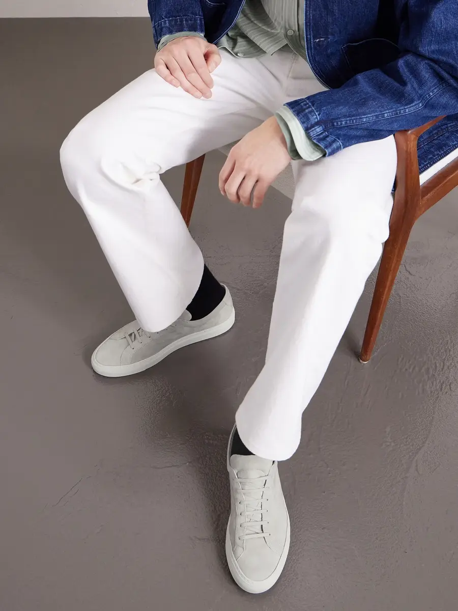 Common Projects Achilles Premium Suede Sneakers - Men | Thumbnail 2 Common Projects Achilles Premium Suede Sneakers - Men | Thumbnail 2
