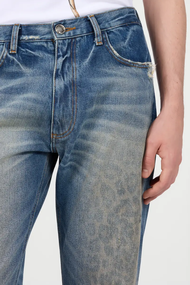 Roberto Cavalli Straight-Leg Cotton Denim | Thumbnail 4 Roberto Cavalli Straight-Leg Cotton Denim | Thumbnail 4