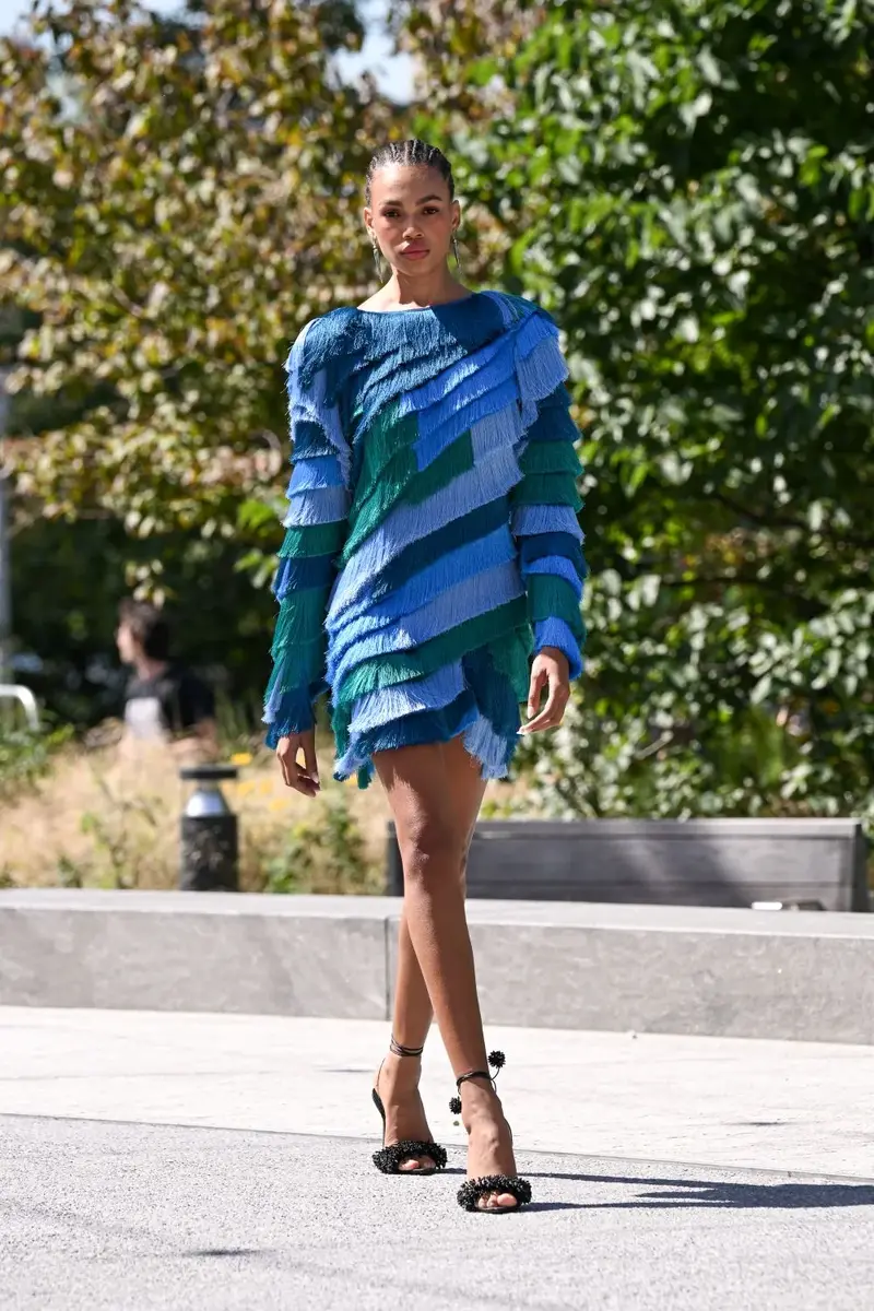 PatBo ATLANTICA FRINGE MINI DRESS (RUNWAY)