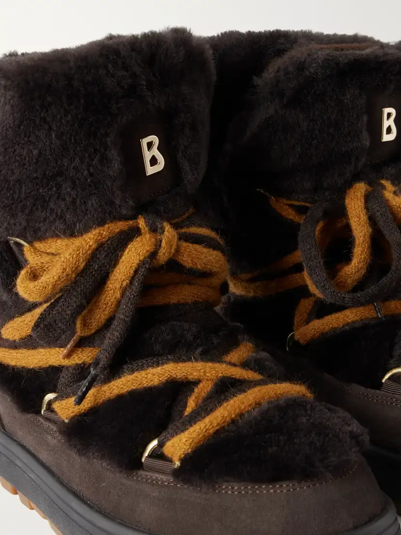 Bogner Chamonix 10 Shearling-trimmed Suede Ankle Boots | Thumbnail 5 Bogner Chamonix 10 Shearling-trimmed Suede Ankle Boots | Thumbnail 5