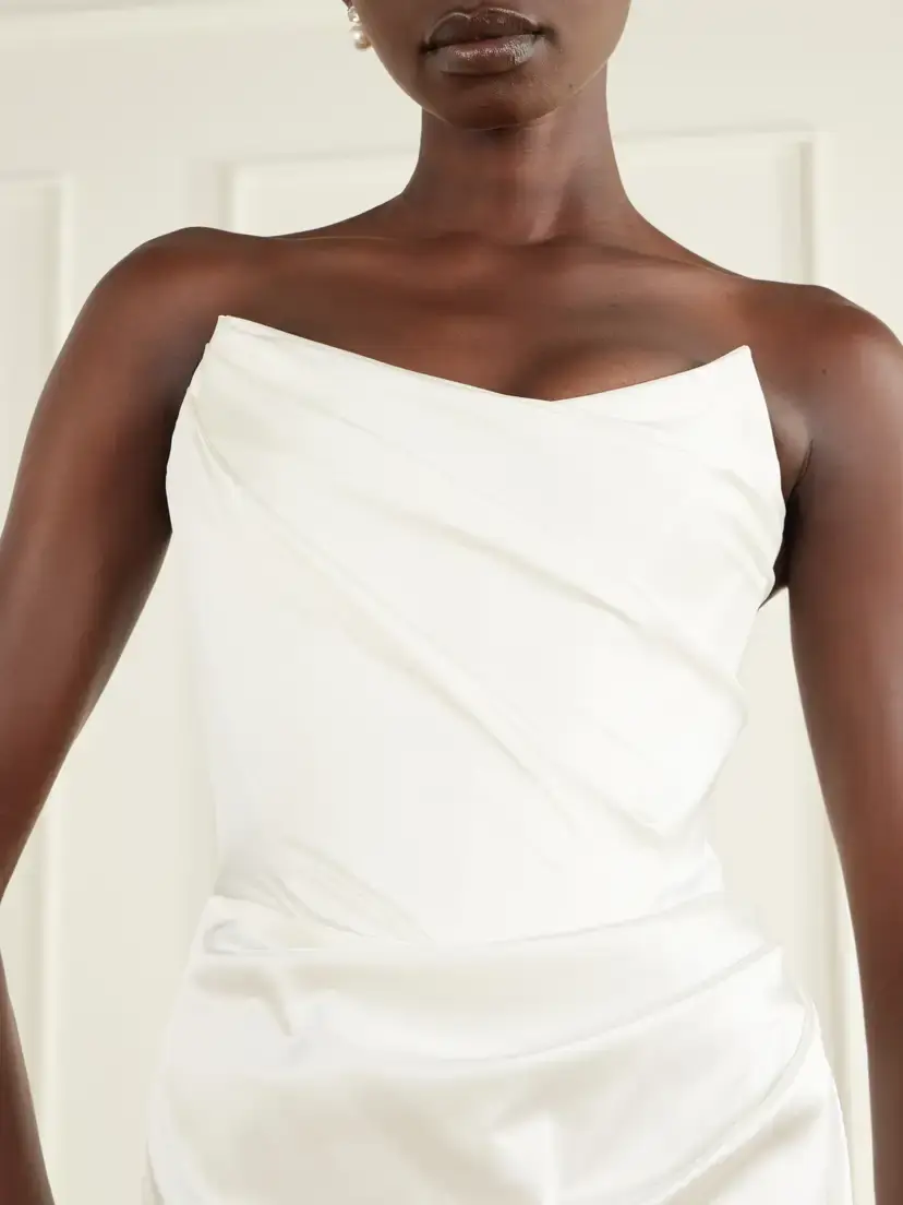 Vivienne Westwood Pearl-embellished Satin Gown | Thumbnail 5