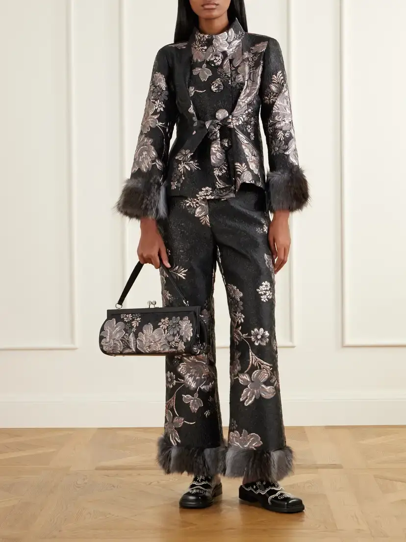 ANNA SUI Arcadia Floral-brocade Clutch | Thumbnail 3 ANNA SUI Arcadia Floral-brocade Clutch | Thumbnail 3