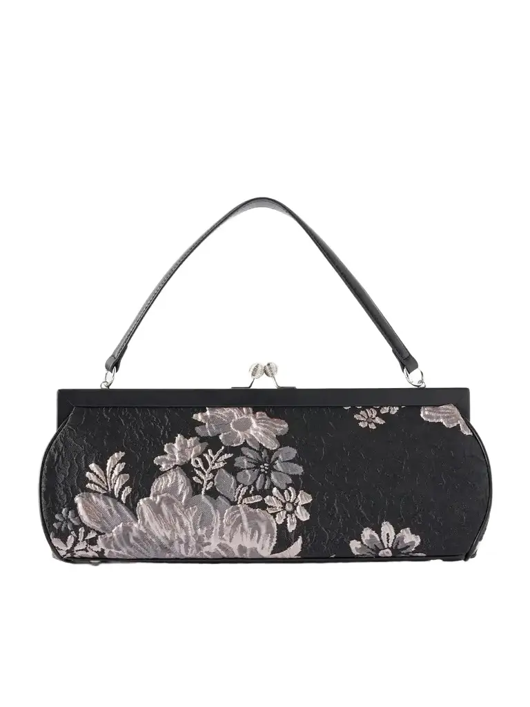 ANNA SUI Arcadia Floral-brocade Clutch