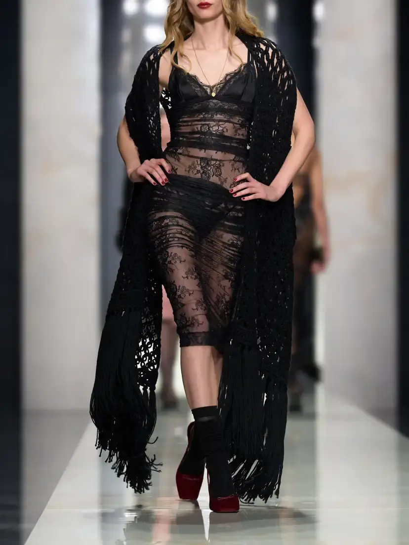 Dolce & Gabbana Lace-trimmed Silk-blend Satin Bra | Thumbnail 6