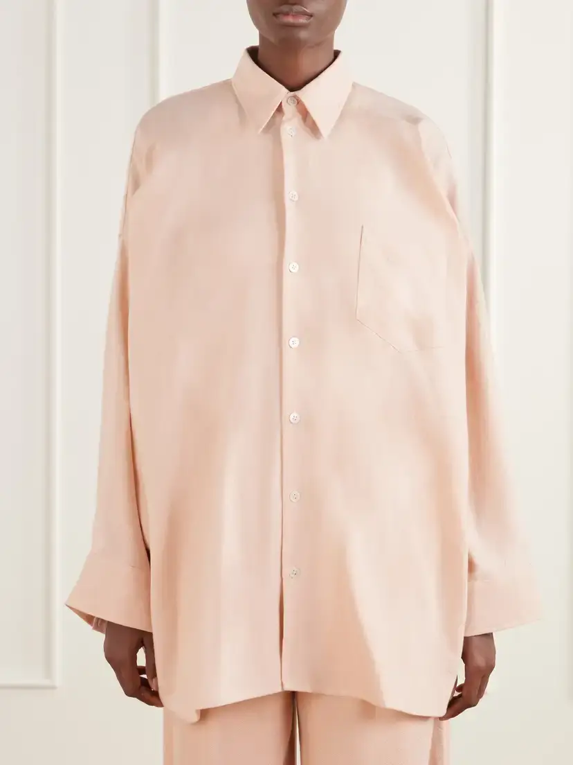 Marrakshi Life The Oversized Cotton Oxford Shirt | Thumbnail 3