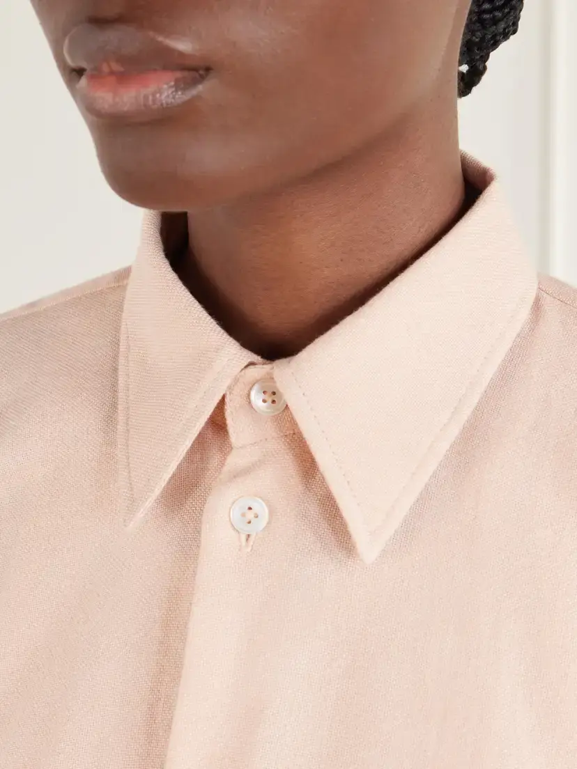 Marrakshi Life The Oversized Cotton Oxford Shirt | Thumbnail 5