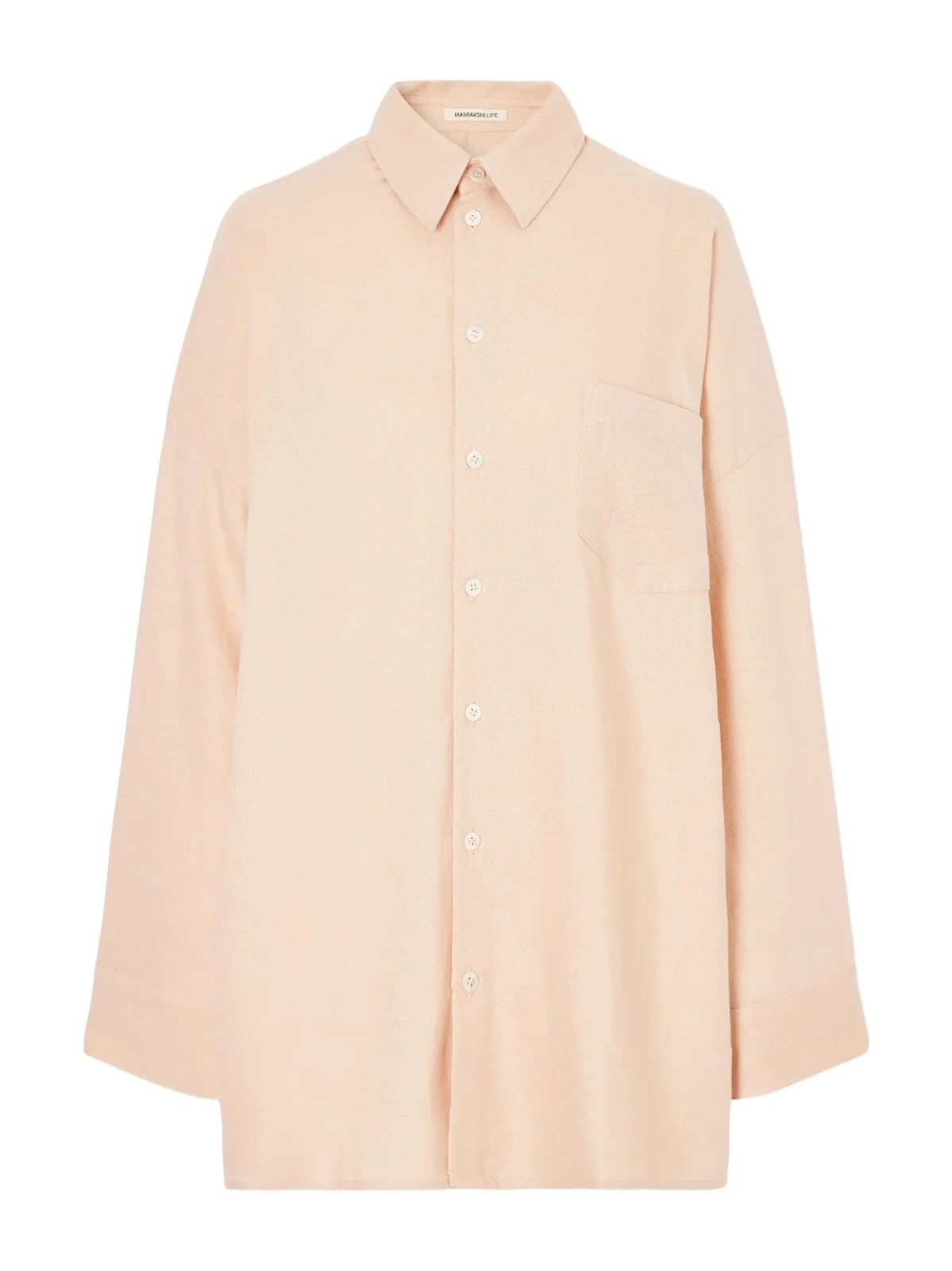 Marrakshi Life The Oversized Cotton Oxford Shirt