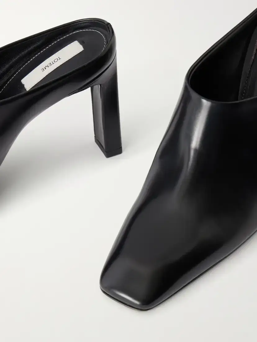 TOTEME Bar Leather Mules | Thumbnail 5 TOTEME Bar Leather Mules | Thumbnail 5