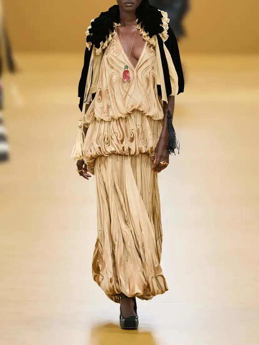 Zimmermann Momentum Tiered Ruffled Printed Silk-satin Halterneck Maxi Dress | Thumbnail 5