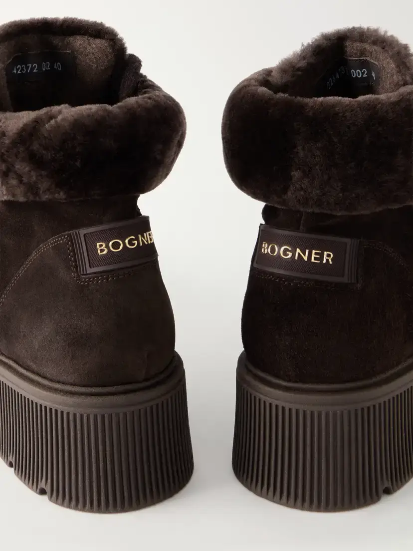 Bogner Turin 10 Suede And Wool-trimmed Ankle Boots | Thumbnail 5 Bogner Turin 10 Suede And Wool-trimmed Ankle Boots | Thumbnail 5