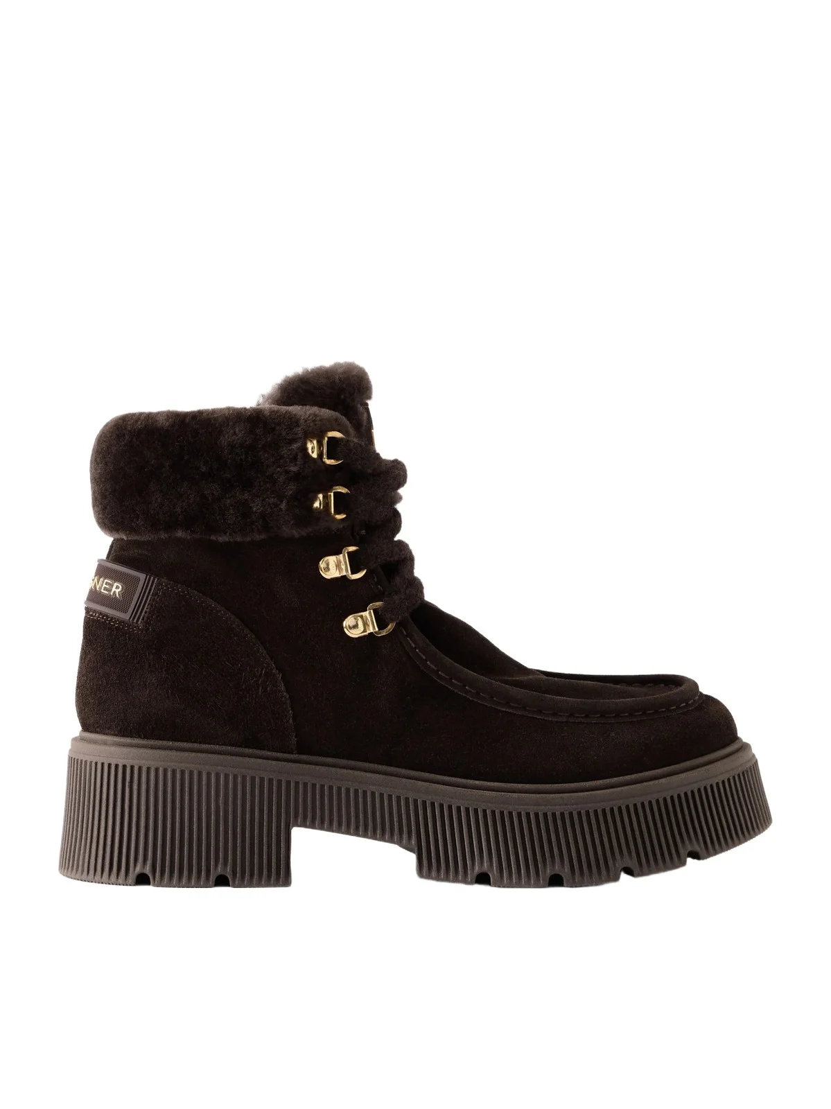 Bogner Turin 10 Suede And Wool-trimmed Ankle Boots