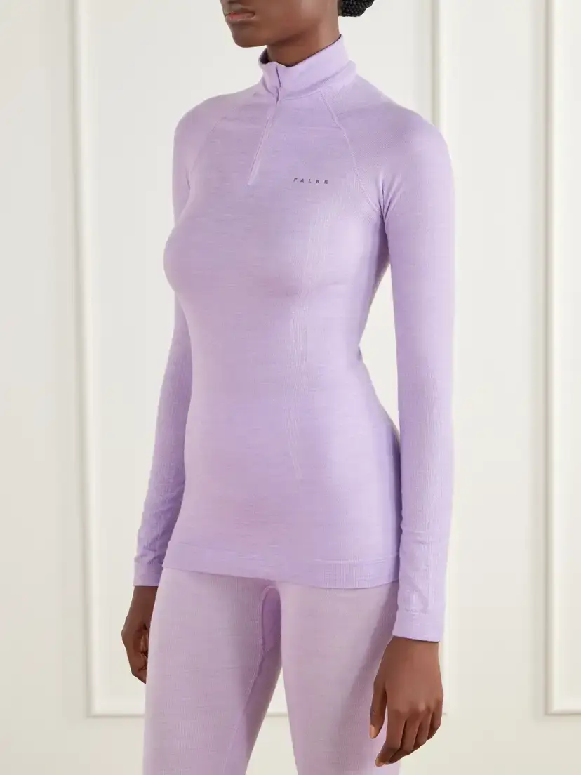 FALKE Ergonomic Sport System Stretch Wool-blend Base Layer | Thumbnail 3 FALKE Ergonomic Sport System Stretch Wool-blend Base Layer | Thumbnail 3