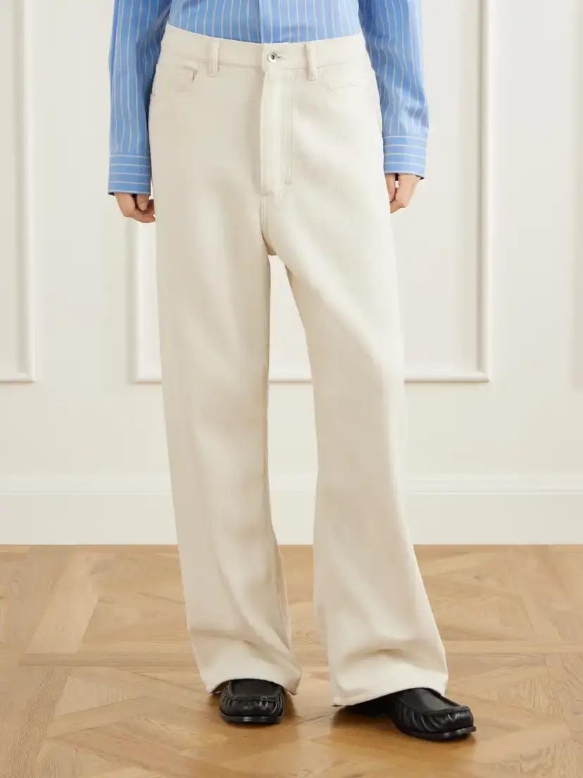 Auralee Silk Wide-leg Pants | Thumbnail 3 Auralee Silk Wide-leg Pants | Thumbnail 3