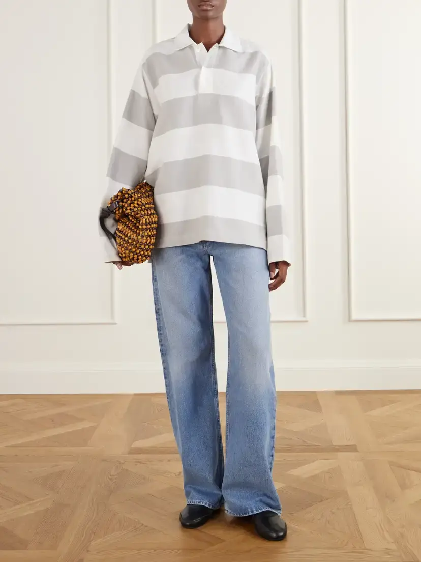 Marrakshi Life The Rugby Striped Cotton Oxford Shirt | Thumbnail 2 Marrakshi Life The Rugby Striped Cotton Oxford Shirt | Thumbnail 2