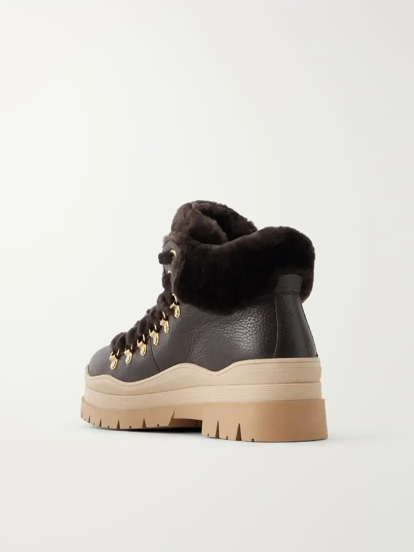 Bogner Arosa 9 Shearling-trimmed Leather Ankle Boots | Thumbnail 3 Bogner Arosa 9 Shearling-trimmed Leather Ankle Boots | Thumbnail 3