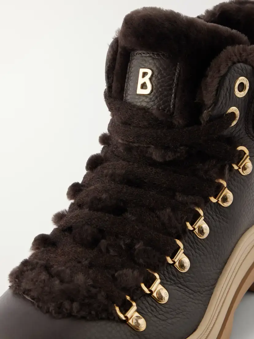 Bogner Arosa 9 Shearling-trimmed Leather Ankle Boots | Thumbnail 5 Bogner Arosa 9 Shearling-trimmed Leather Ankle Boots | Thumbnail 5