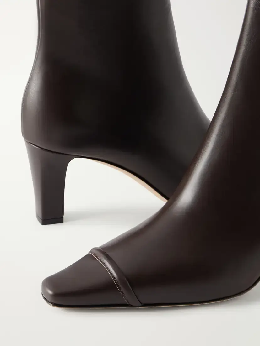 Manolo Blahnik Vivecal 70 Leather Ankle Boots | Thumbnail 5 Manolo Blahnik Vivecal 70 Leather Ankle Boots | Thumbnail 5