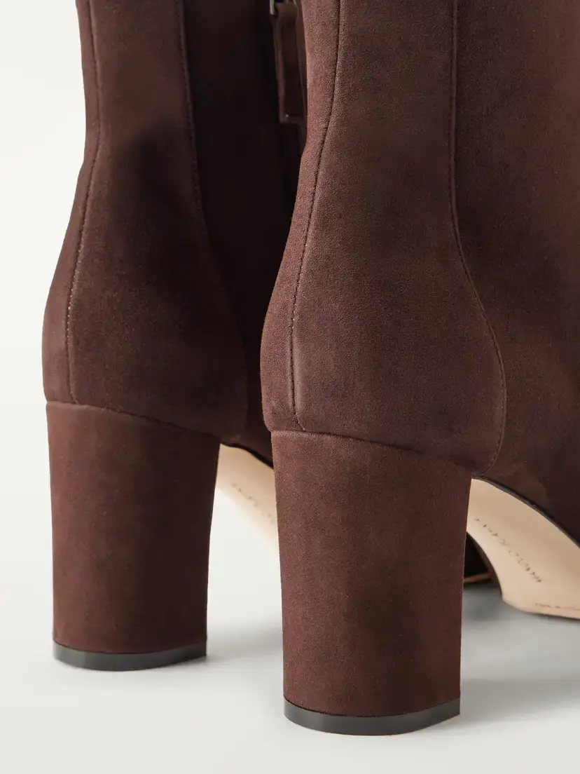 Manolo Blahnik Rosie 70 Suede Ankle Boots | Thumbnail 5
