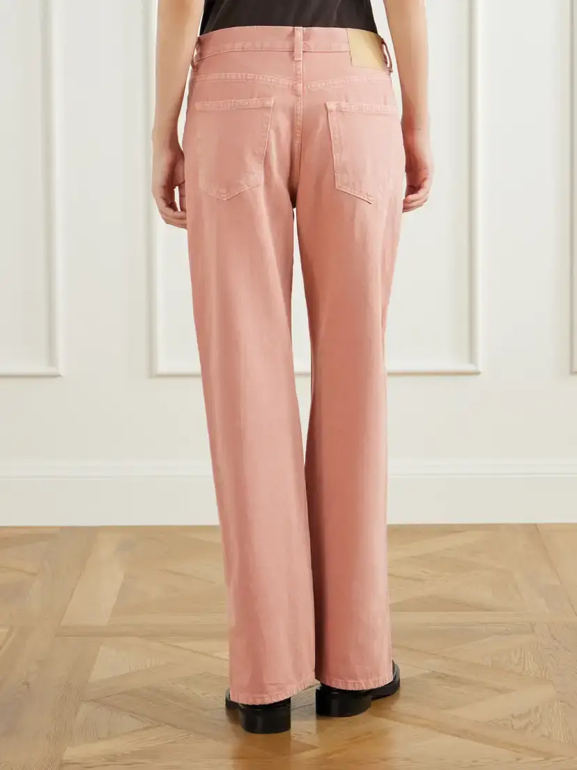 B SIDES Charlot Split Hem Mid-rise Wide-leg Jeans | Thumbnail 4 B SIDES Charlot Split Hem Mid-rise Wide-leg Jeans | Thumbnail 4
