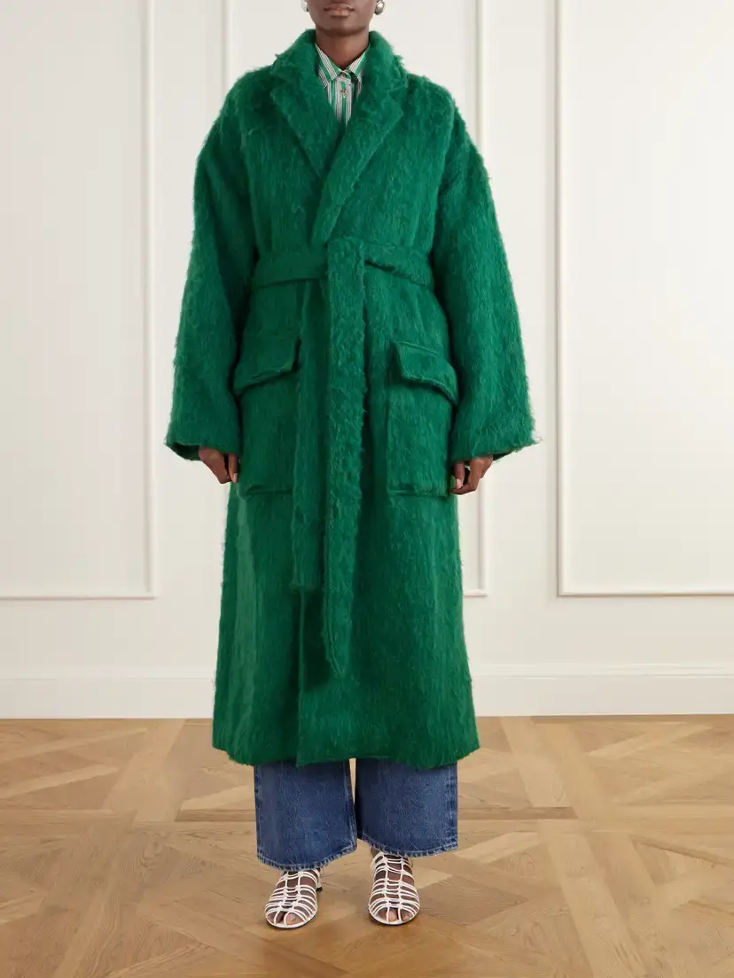 Marrakshi Life The Blanket Brushed Woven Coat | Thumbnail 3 Marrakshi Life The Blanket Brushed Woven Coat | Thumbnail 3