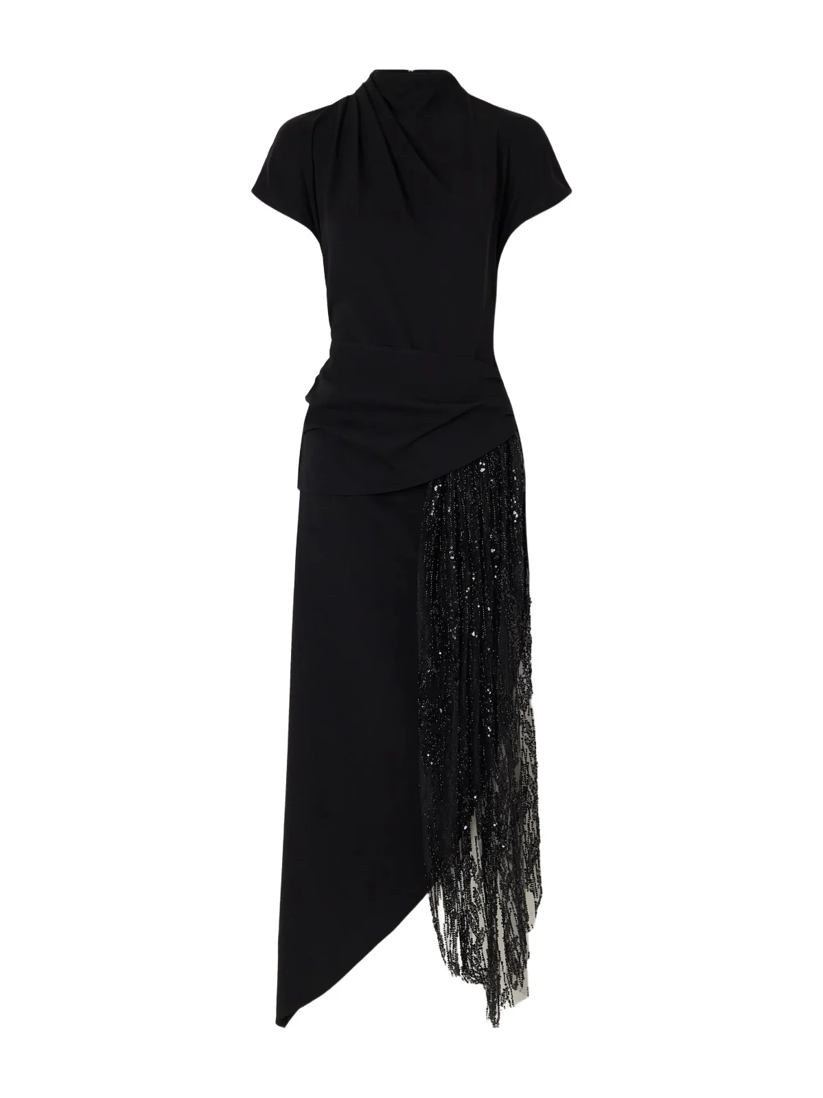 Effie Bead-embellished Crepe Midi Dress Effie Bead-embellished Crepe Midi Dress