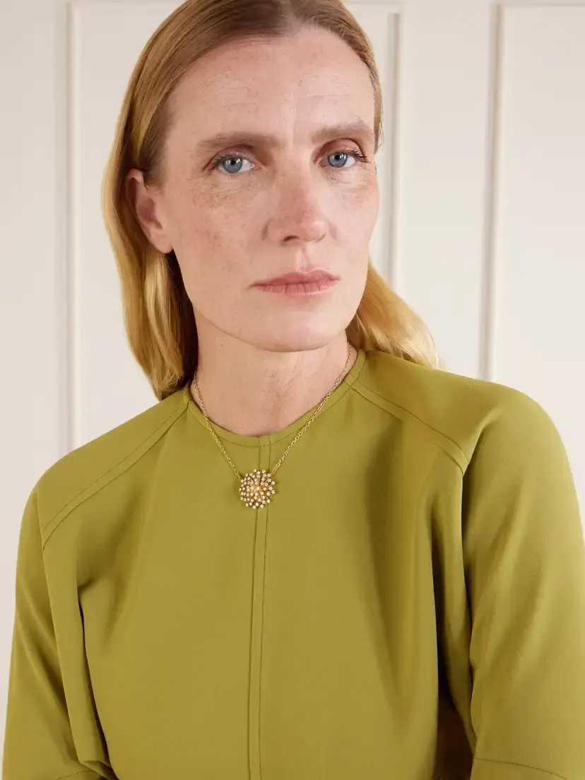 Sydney Evan Desert Flower 14-karat Gold Diamond Necklace | Thumbnail 2 Sydney Evan Desert Flower 14-karat Gold Diamond Necklace | Thumbnail 2